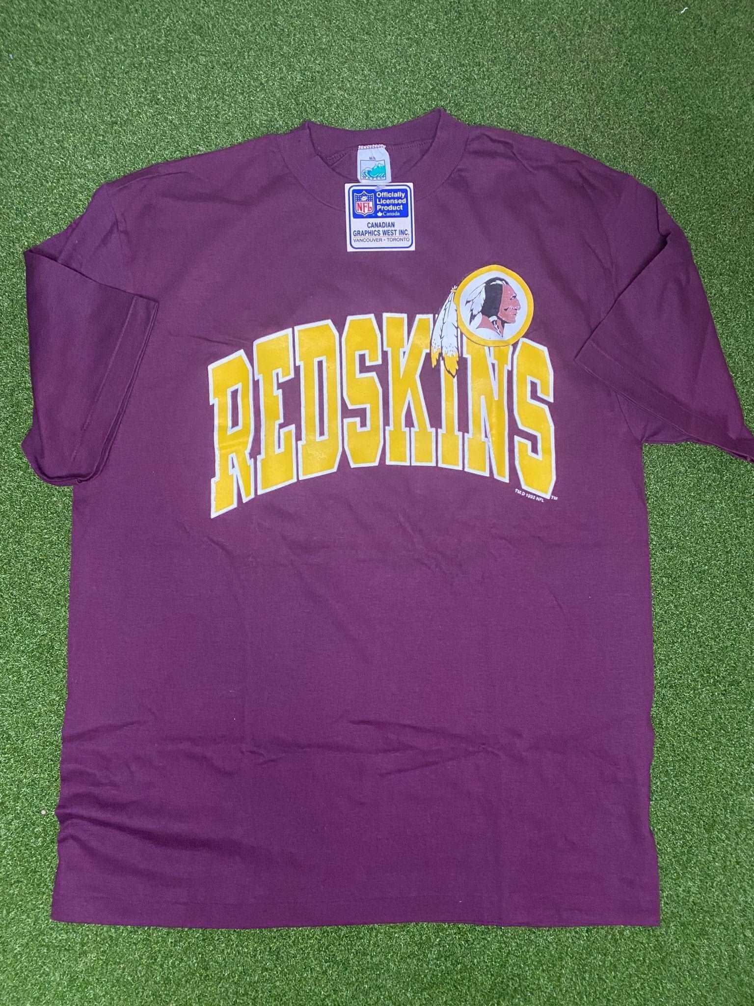 1992 Washington Redskins - NWT - Vintage NFL Tee (Medium) - GAMETIME VINTAGE