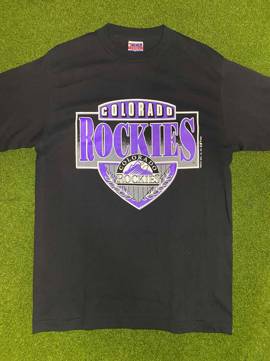 1992 Colorado Rockies - Vintage MLB Tee Shirt (Large)