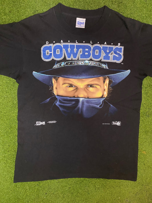 1992 Dallas Cowboys - Vintage NFL T-Shirt (Medium) Gametime Vintage