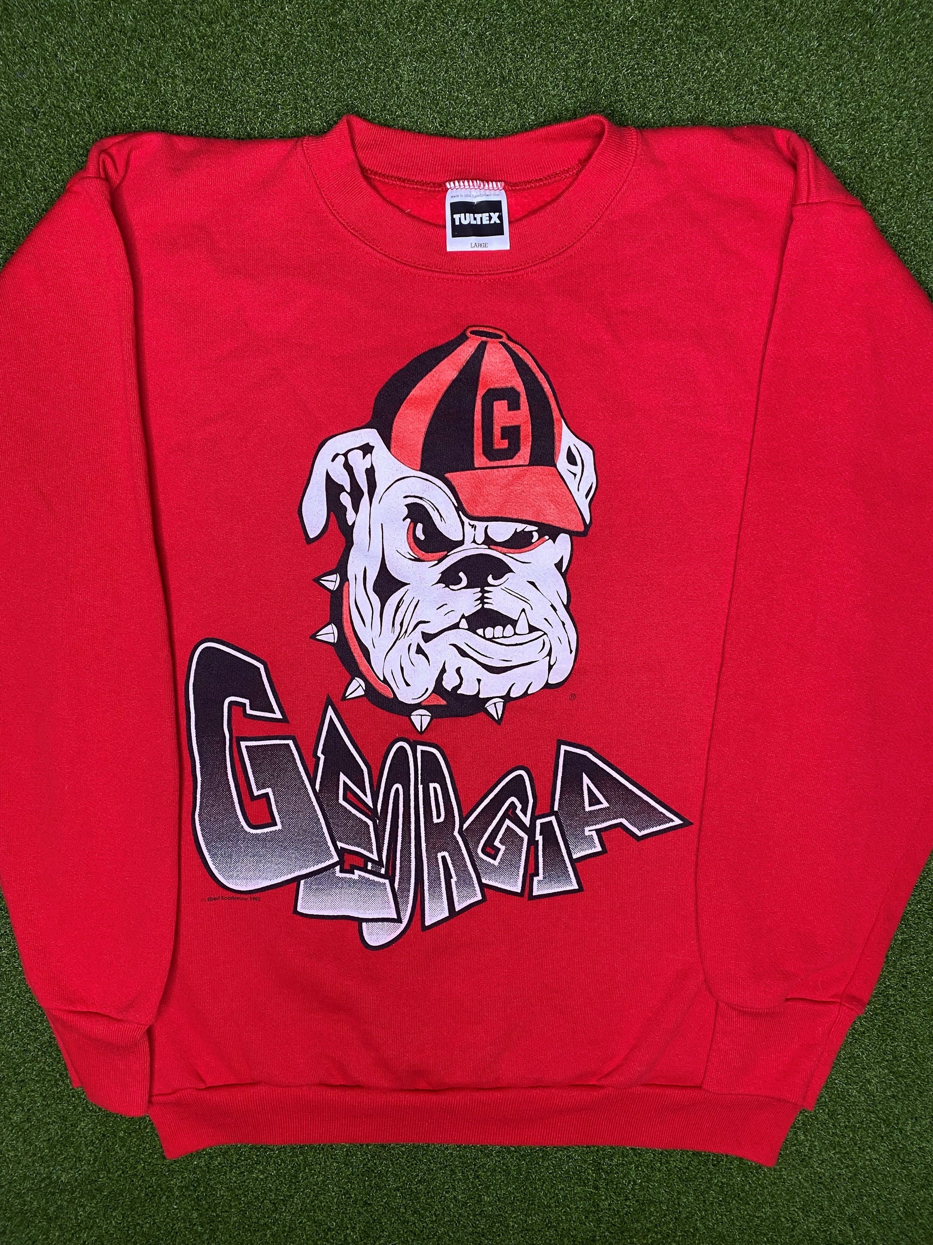 1992 Georgia Bulldogs Vintage College Crewneck Sweatshirt