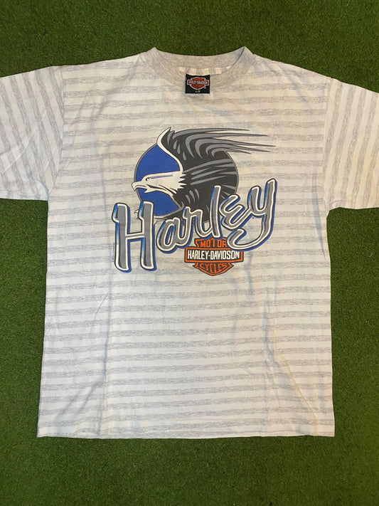 1992 Harley Davidson - Seattle Washington - Vintage Harley T-Shirt (Large)