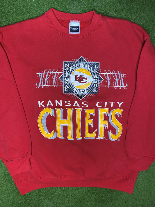 1992 Kansas City Chiefs - Vintage NFL Sweatshirt (XL) - Gametime Vintage