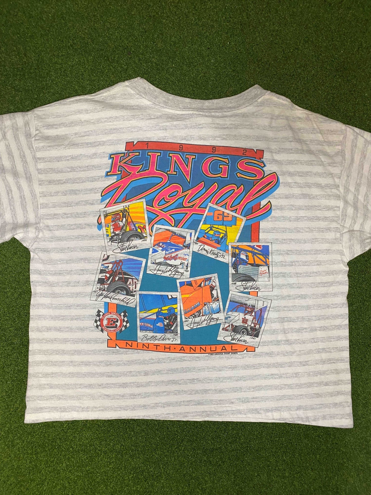 1992 Kings Royal - Double Sided - Boxy - Vintage Racing Tee Shirt (XL)