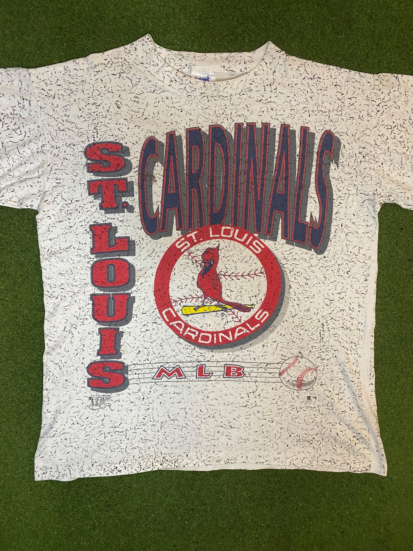 1992 St. Louis Cardinals - Vintage MLB T-Shirt (Medium) Gametime Vintage