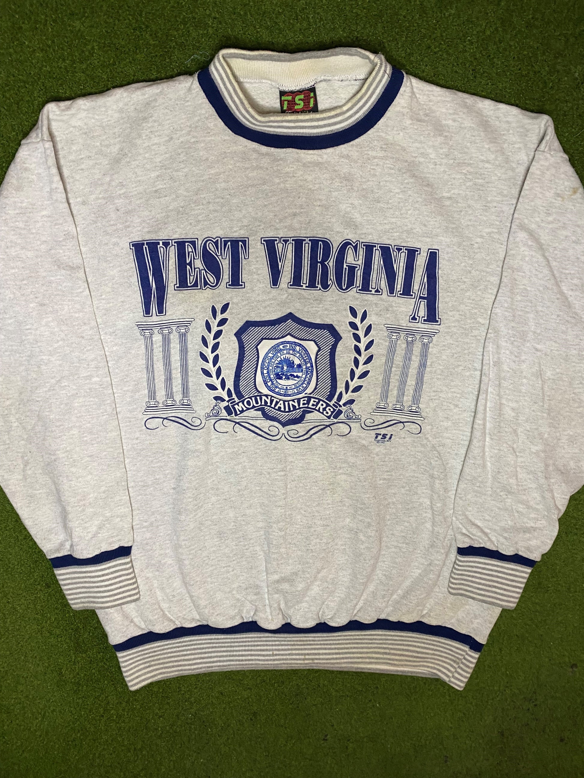 1992 West Virginia Mountaineers - Vintage University Sweatshirt (XL) 