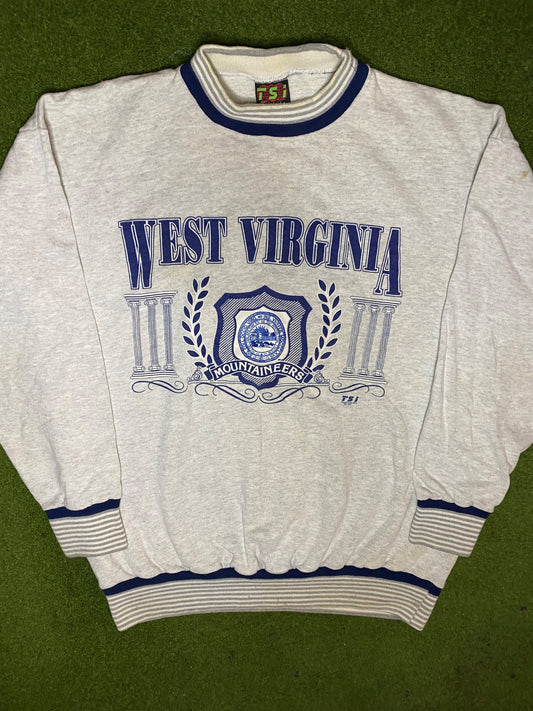 1992 West Virginia Mountaineers - Vintage University Sweatshirt (XL) 