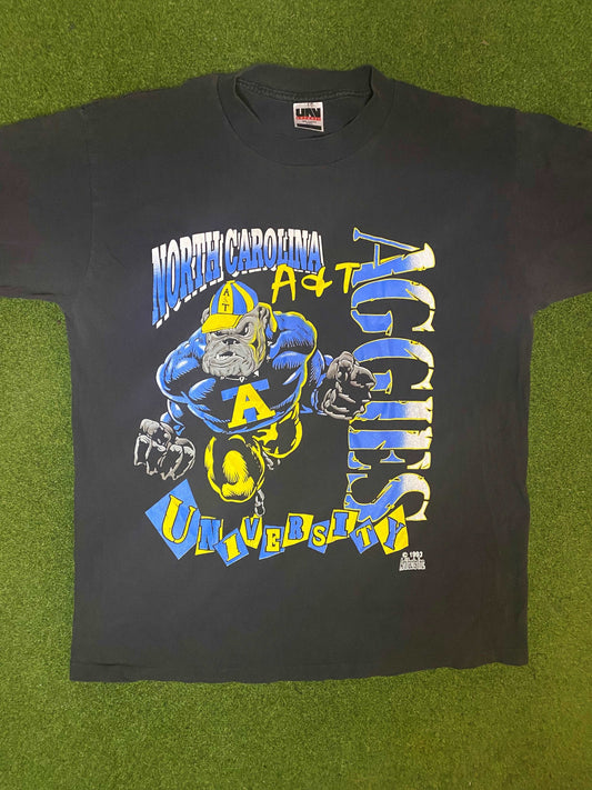 1993 North Carolina A&T Aggies - Vintage HBCU T-Shirt (Large)