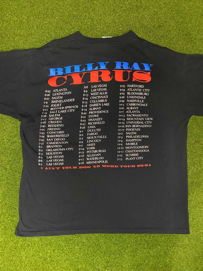 1993 Billy Ray Cyrus - I Aint Your Dog No More Tour - Vintage Band Tee Shirt (XL)