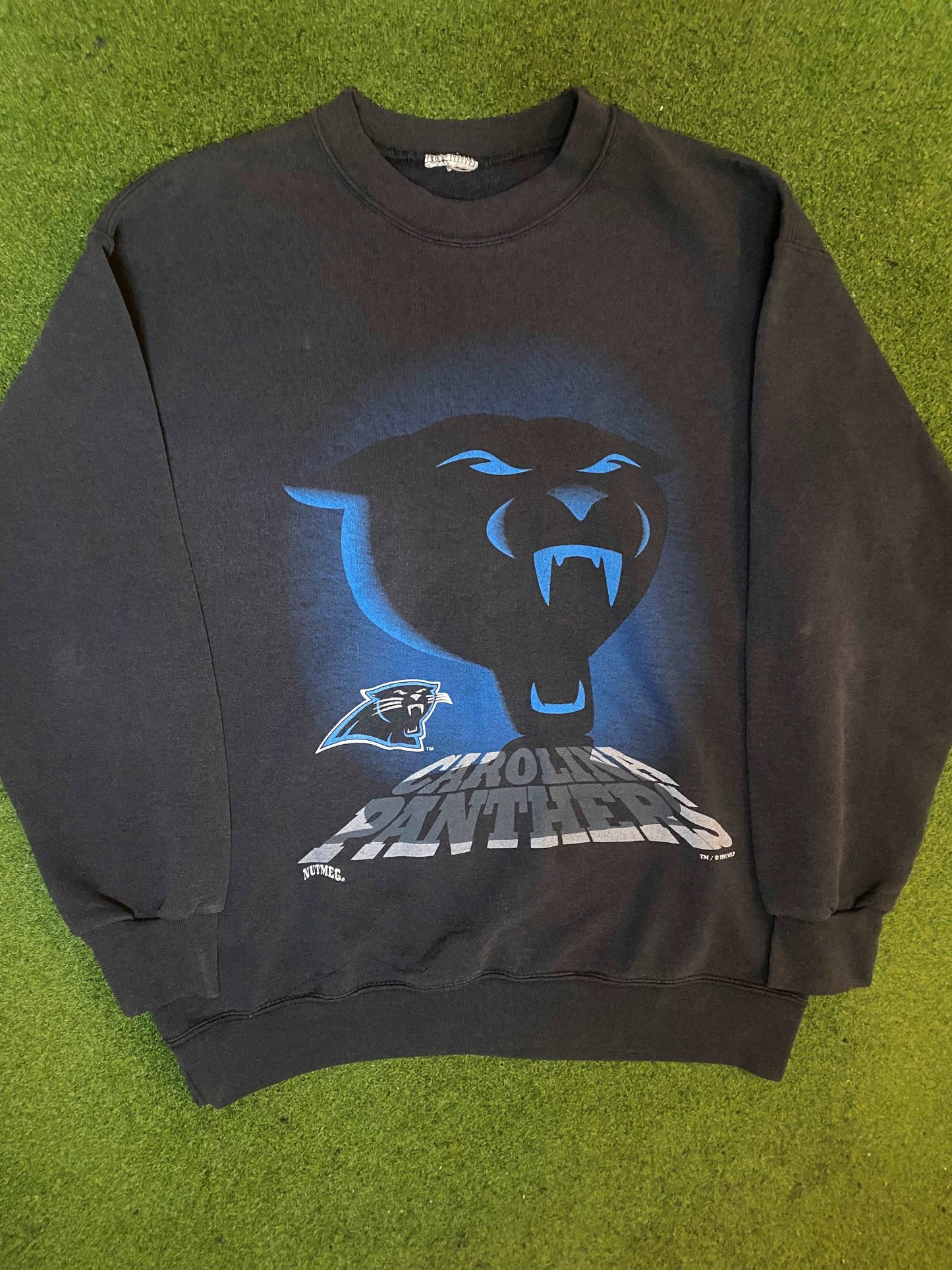 1993 Carolina Panthers - Vintage NFL Crewneck Sweatshirt (XL) Gametime Vintage