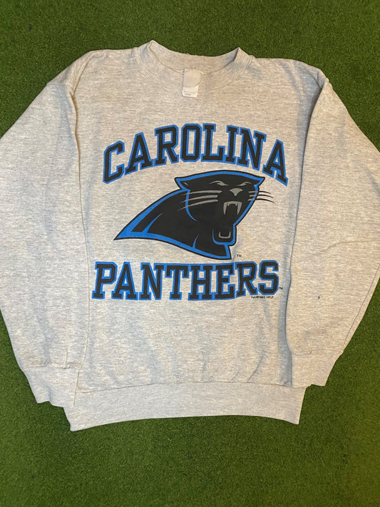 1993 Carolina Panthers - Vintage NFL Crewneck Sweatshirt (Large) Gametime Vintage