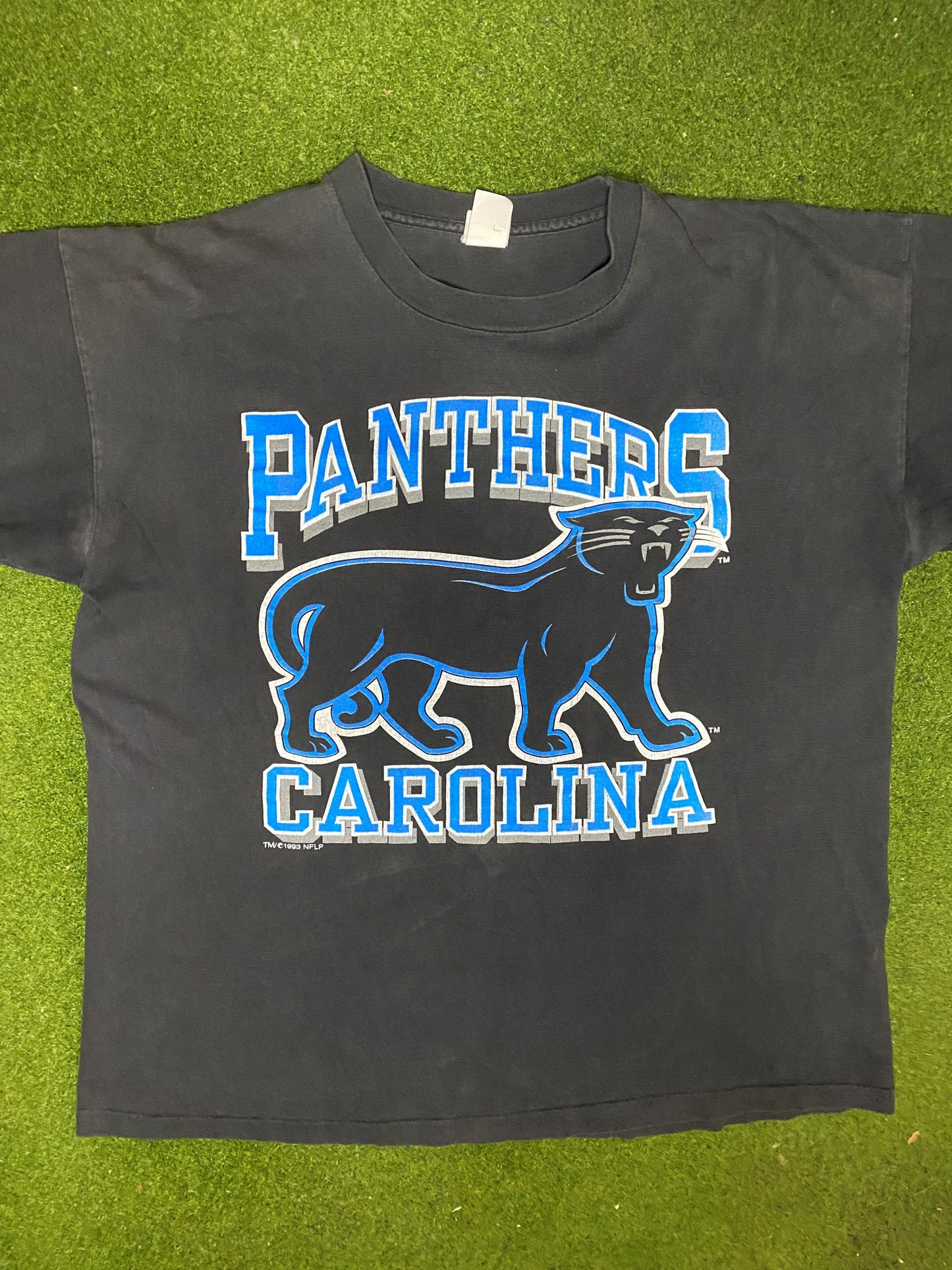 1993 Carolina Panthers - Vintage NFL T-Shirt (XL) Gametime Vintage