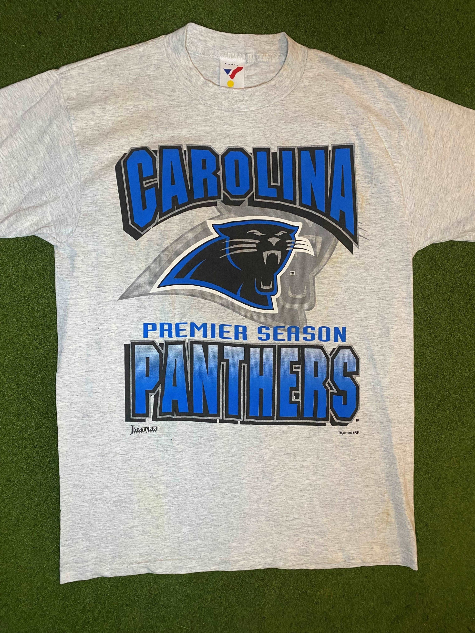 1993 Carolina Panthers - Premier Season - Vintage NFL T-Shirt (Large)