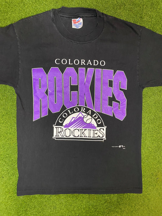 1993 Colorado Rockies - Vintage MLB T-Shirt (Medium)