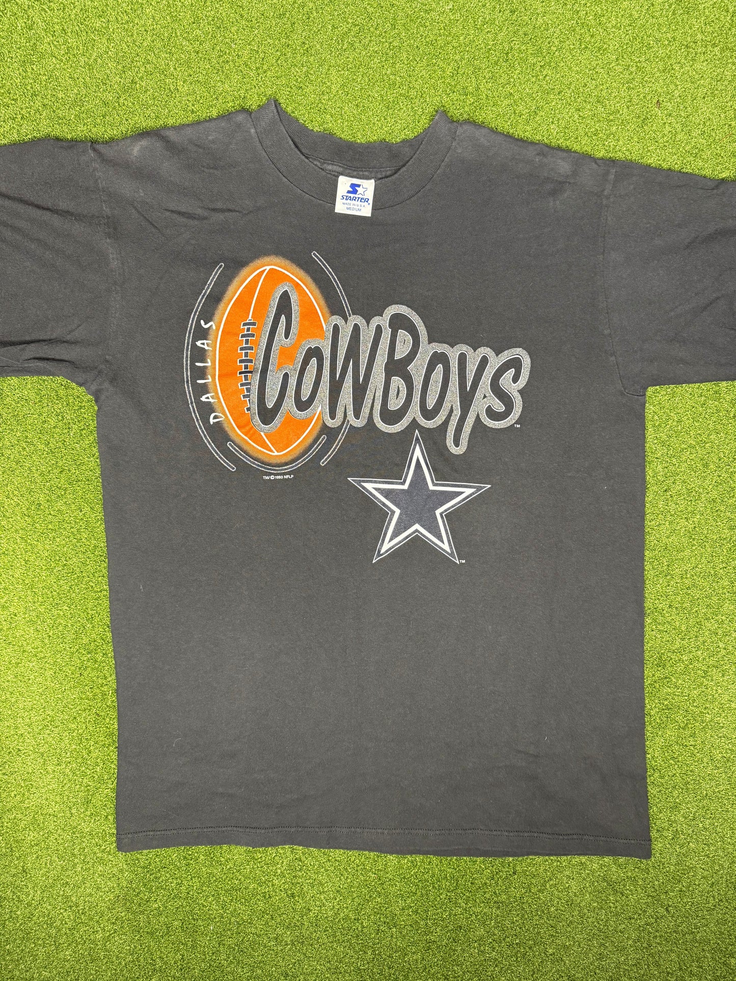 1993 Dallas Cowboys - Vintage NFL T Shirt (Medium)