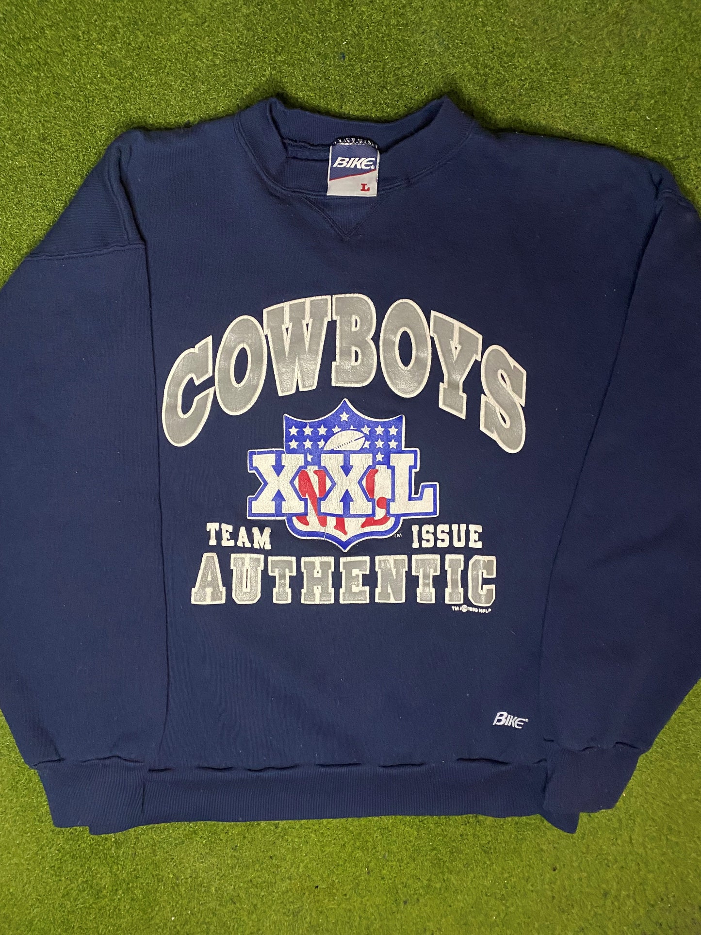 1993 Dallas Cowboys - Vintage NFL Crewneck Sweatshirt (Large)