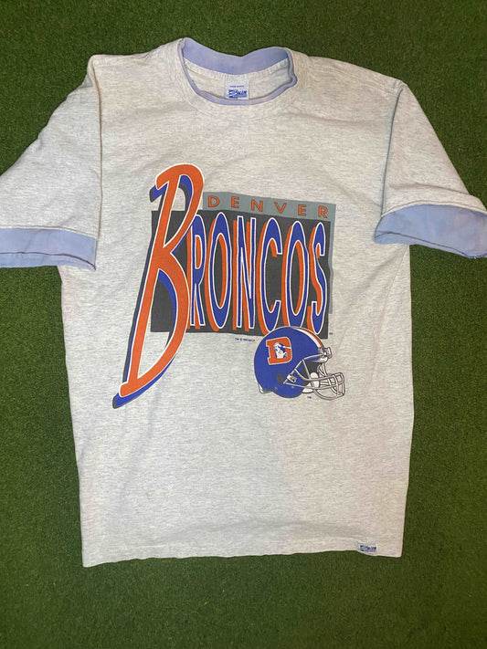 1993 Denver Broncos - Vintage NFL T-Shirt (Large)