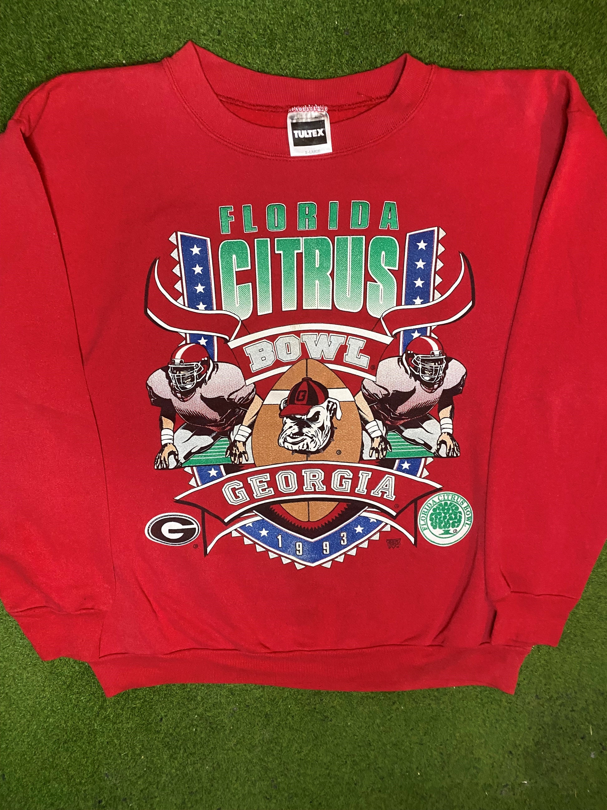 1993 Georgia Bulldogs - Citrus Bowl - Vintage College Football Sweatshirt (XL) 