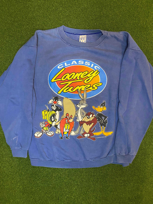 1993 Looney Tunes - Vintage Crewneck (Large) Gametime Vintage