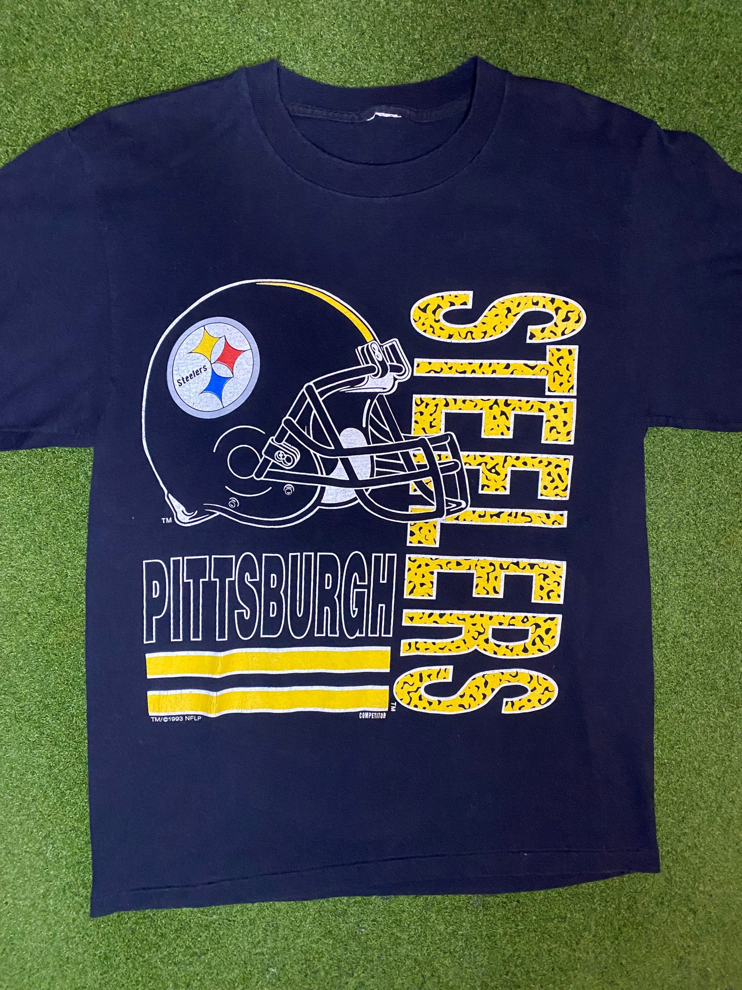 1993 Pittsburgh Steelers - Vintage NFL Tee (Medium) Gametime Vintage