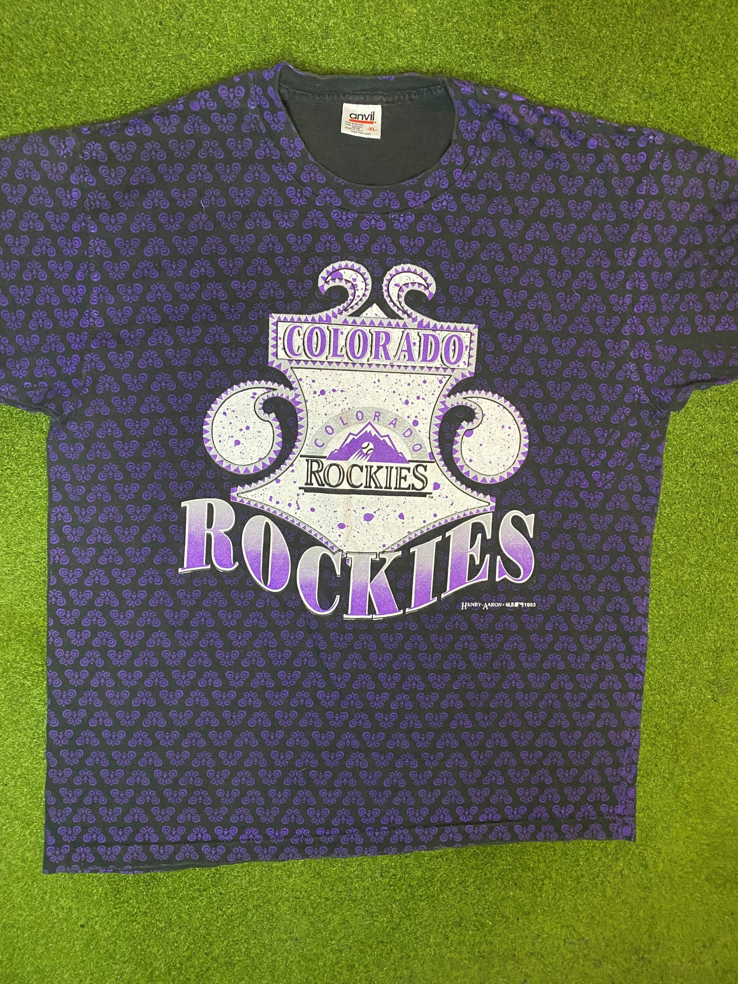 1993 Colorado Rockies - Vintage MLB T-Shirt (XL)