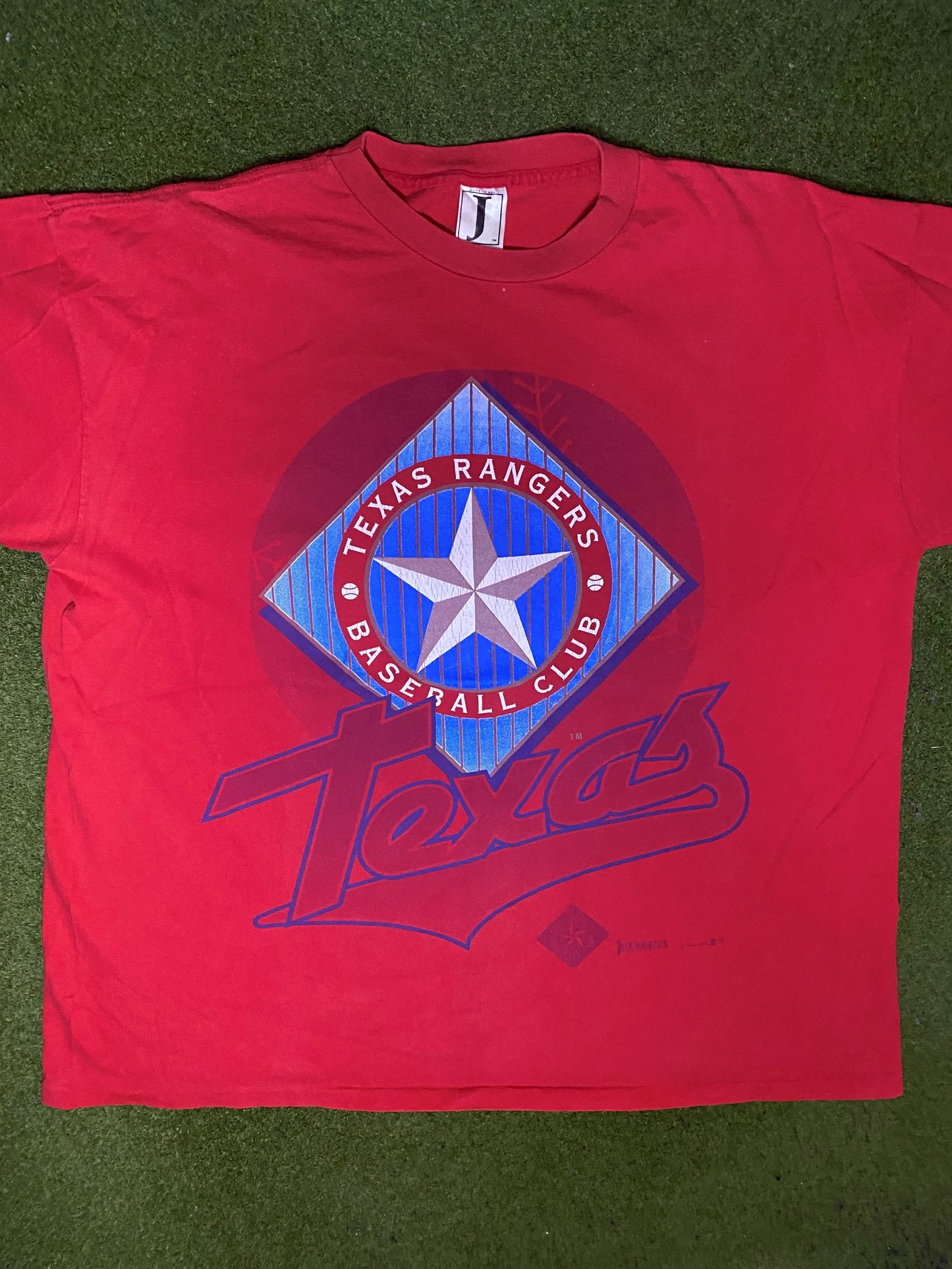 1993 Texas Rangers - Vintage MLB T Shirt (XL) - Gametime Vintage