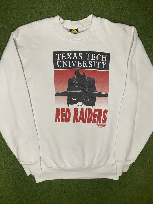 1993 Texas Tech Red Raiders - Vintage University Sweatshirt (Medium) 