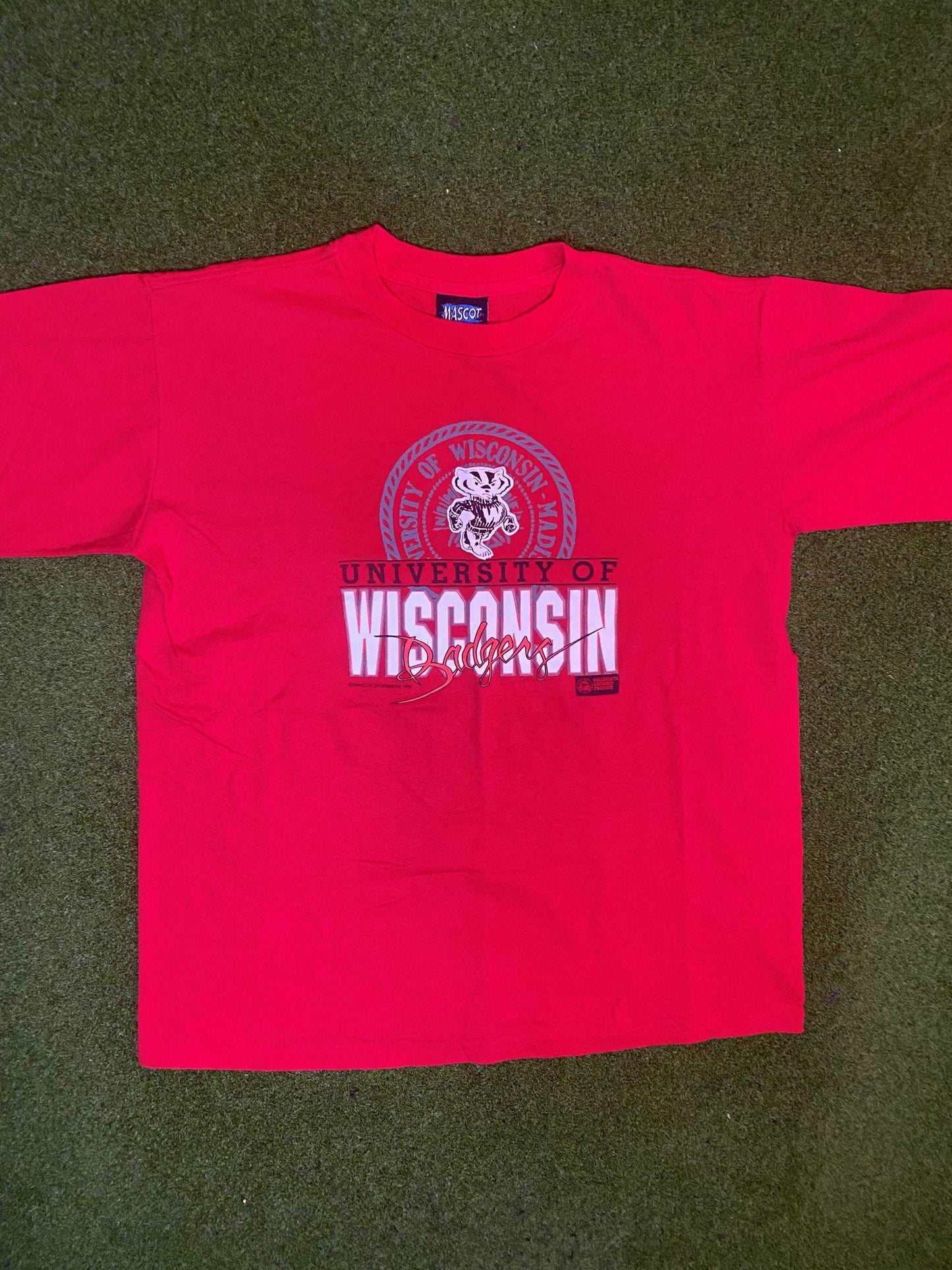 1993 Wisconsin Badgers - Vintage College Tee Shirt (XL)