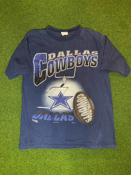 1994 Dallas Cowboys - Vintage NFL Tee Shirt (Med) - GAMETIME VINTAGE