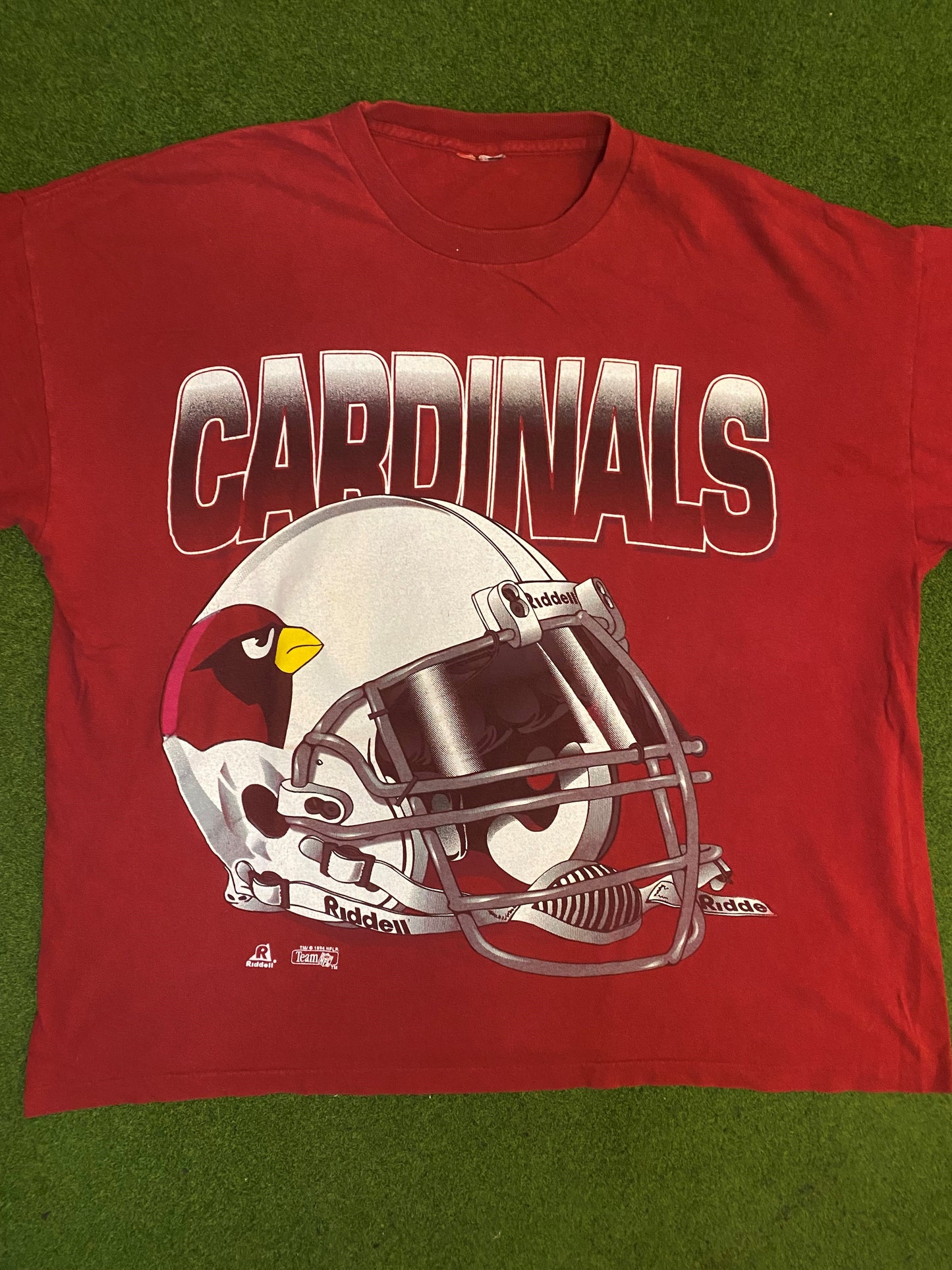 1994 Arizona Cardinals - Big Logo - Vintage NFL T-Shirt (2XL) Gametime Vintage