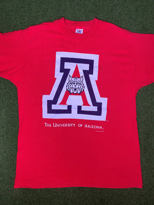 1994 Arizona Wildcats - Vintage College T Shirt (Medium)