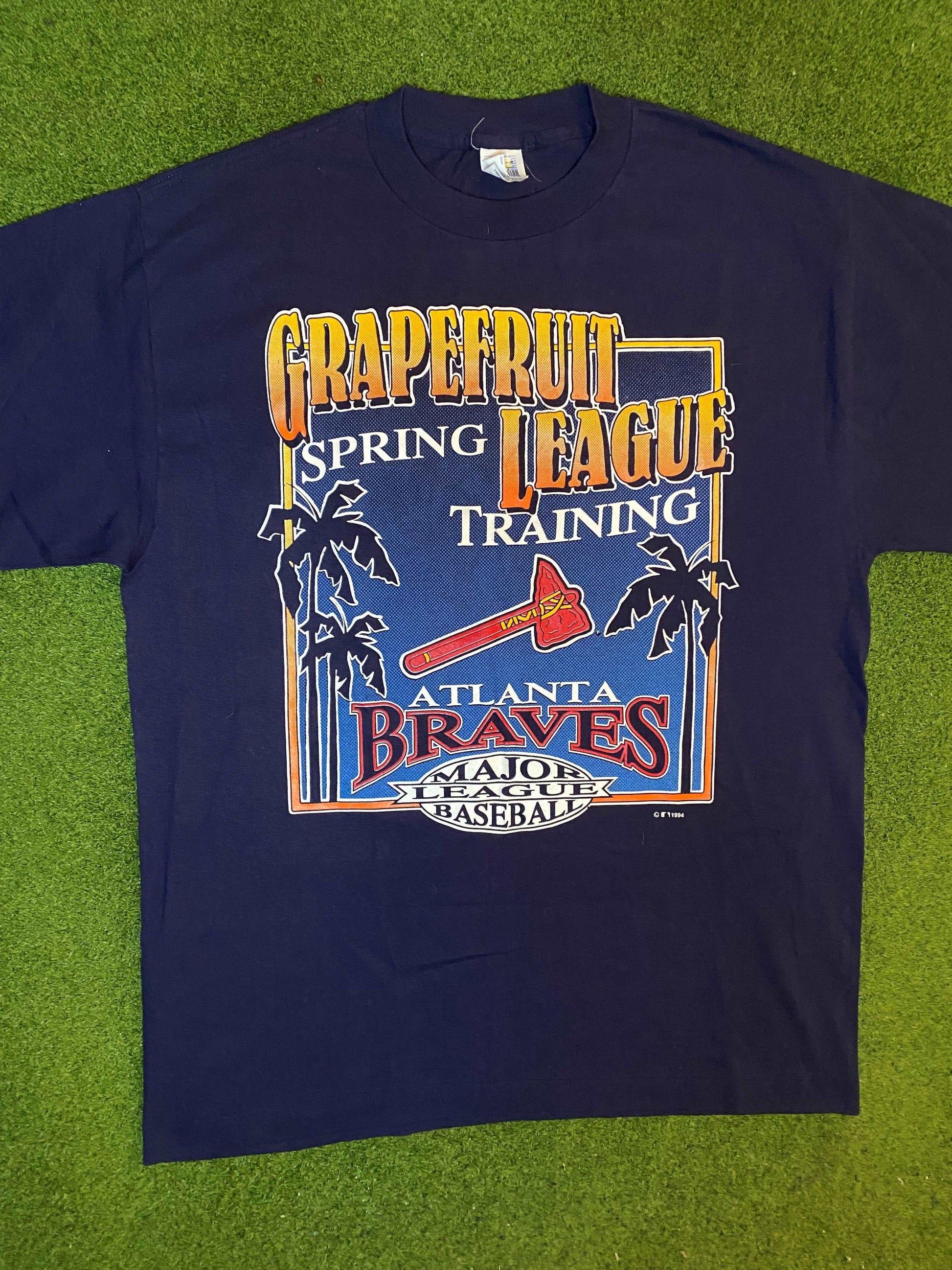 1994 Atlanta Braves - Grapefruit League Spring Training - Vintage MLB T-Shirt (XL)