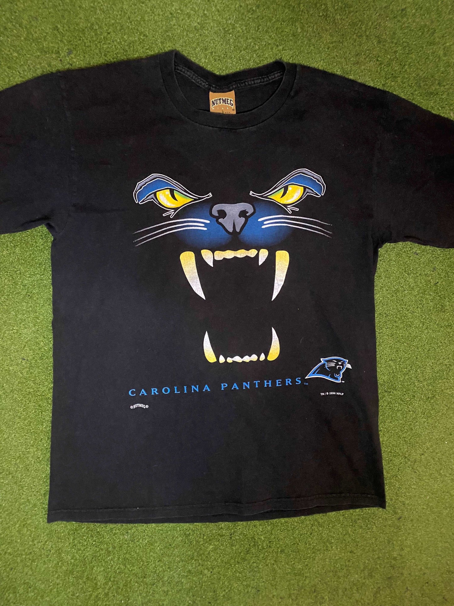 1994 Carolina Panthers - Big Face - Vintage NFL T-Shirt (Large)