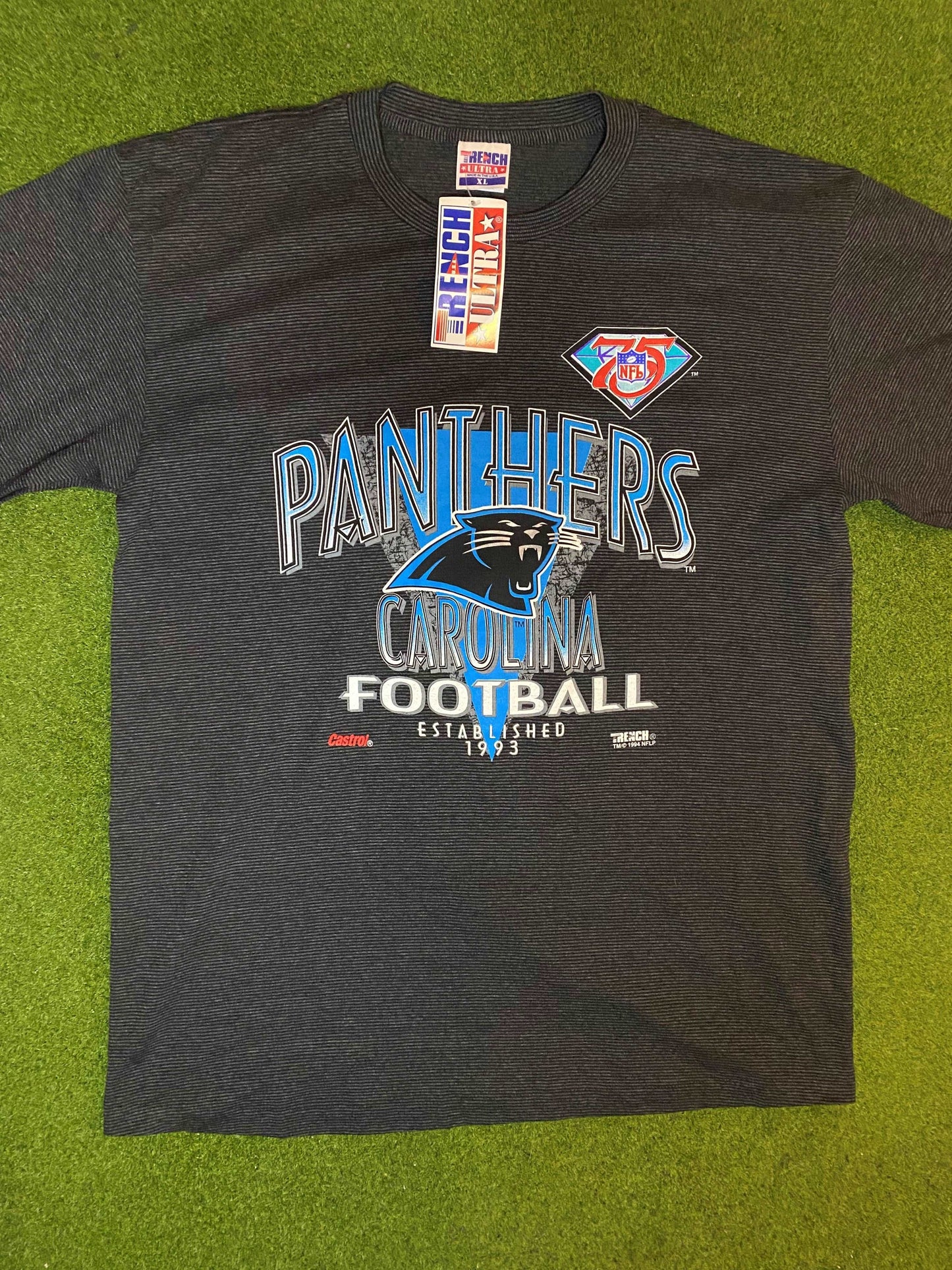 1994 Carolina Panthers - NWT - Vintage NFL T-Shirt (XL) Gametime Vintage