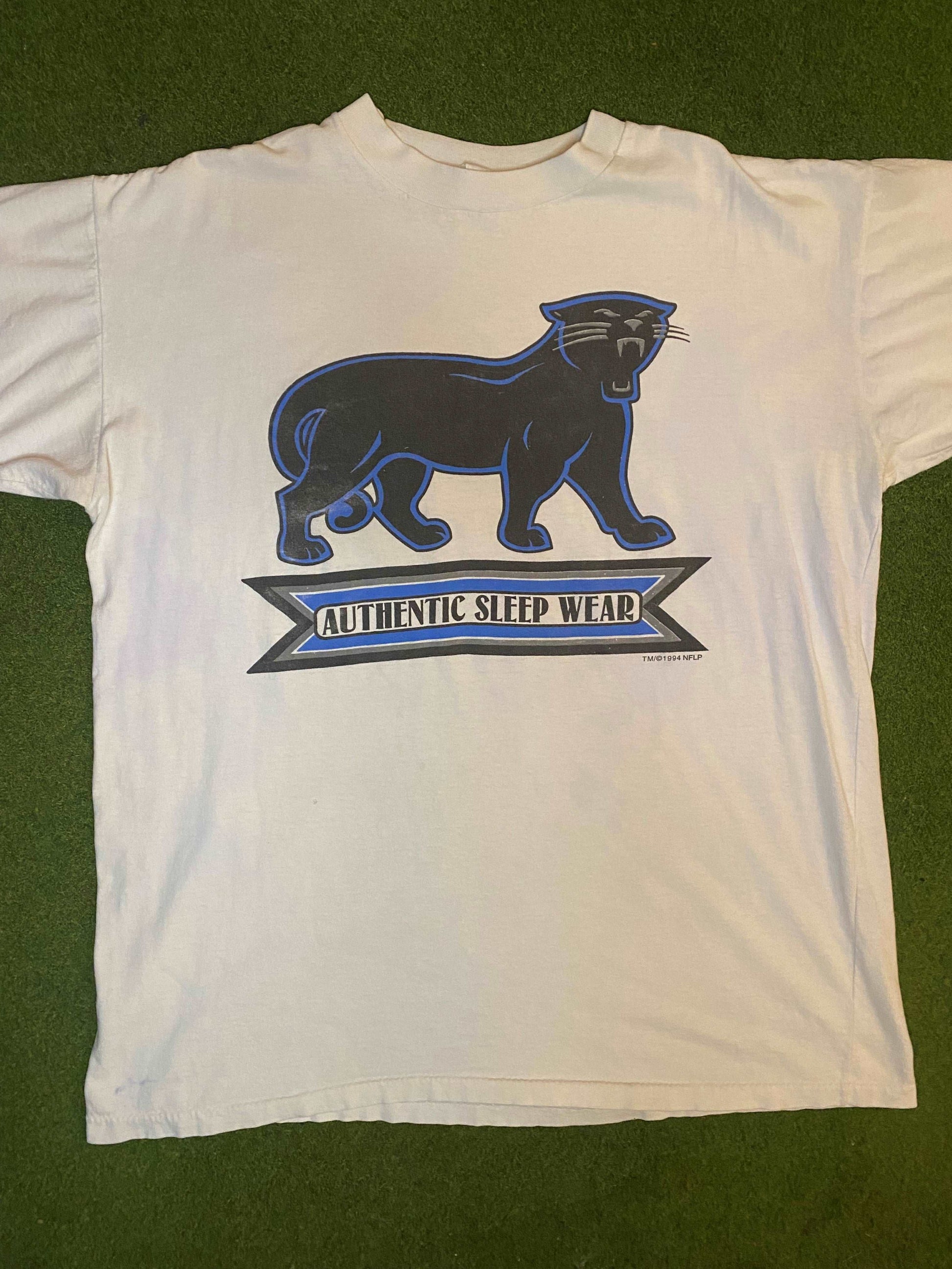 1994 Carolina Panthers - Authentic Sleep Wear - Vintage NFL T-Shirt (XL)