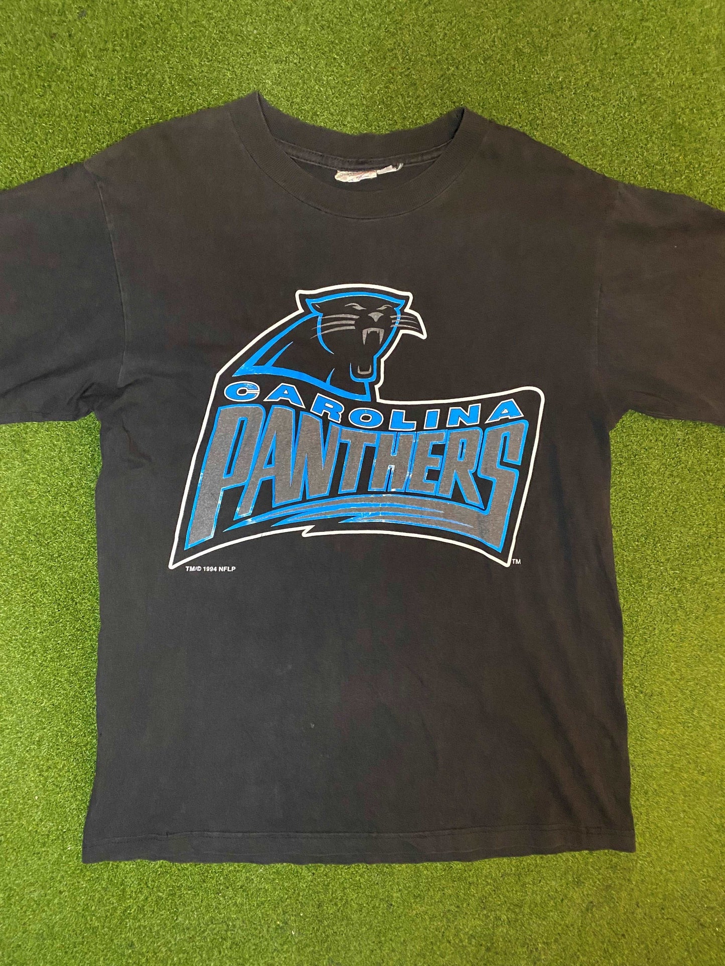 1994 Carolina Panthers - Vintage NFL T-Shirt (Large) Gametime Vintage