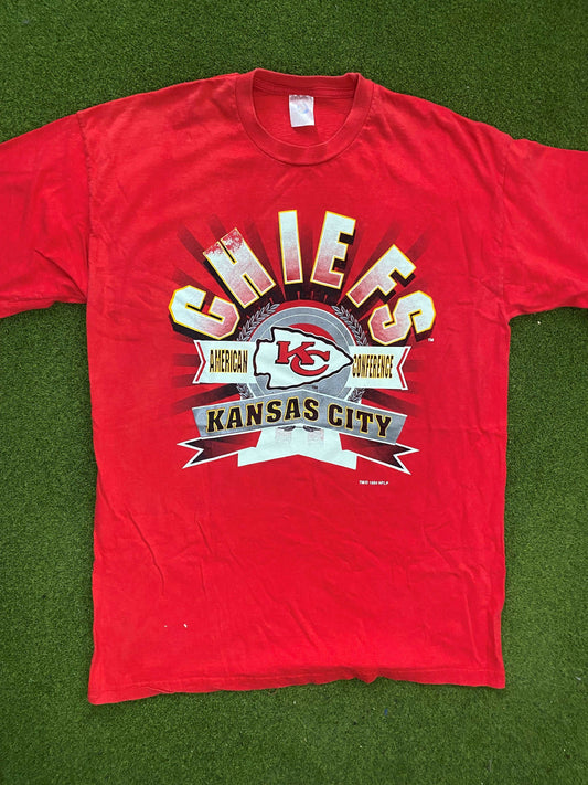 1994 Kansas City Chiefs - Vintage NFL Tee Shirt (XL)