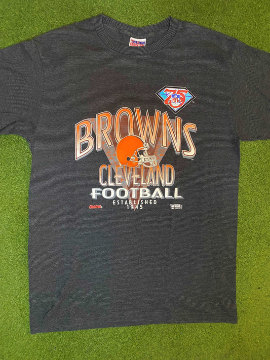 1994 Cleveland Browns - 75th Anniversary - Vintage NFL T-Shirt (XL) Gametime Vintage