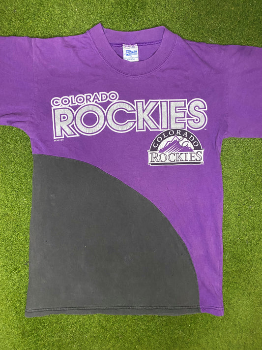 1994 Colorado Rockies - Vintage MLB T-Shirt (Small)