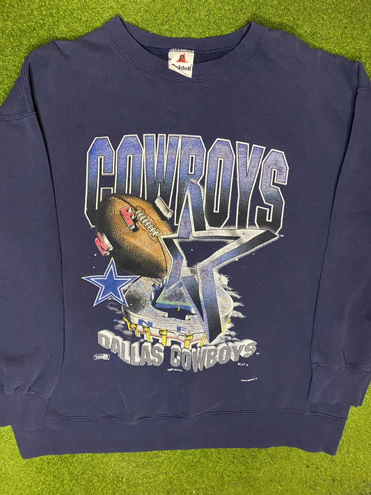 1994 Dallas Cowboys - Vintage NFL Sweatshirt (XL) - Gametime Vintage