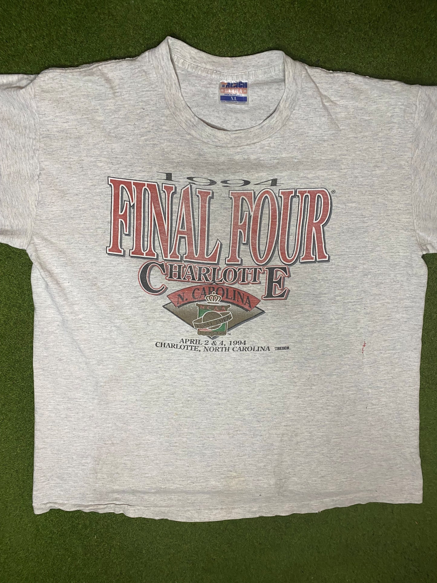 1994 Final Four - Charlotte, North Carolina - Vintage College Tee (XL) Gametime Vintage