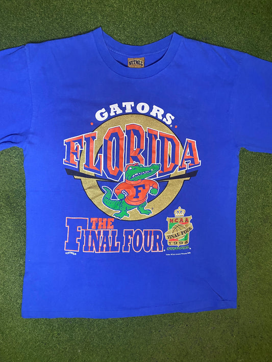 1994 Florida Gators - Final Four - Vintage College Basketball T-Shirt (Large) Gametime Vintage