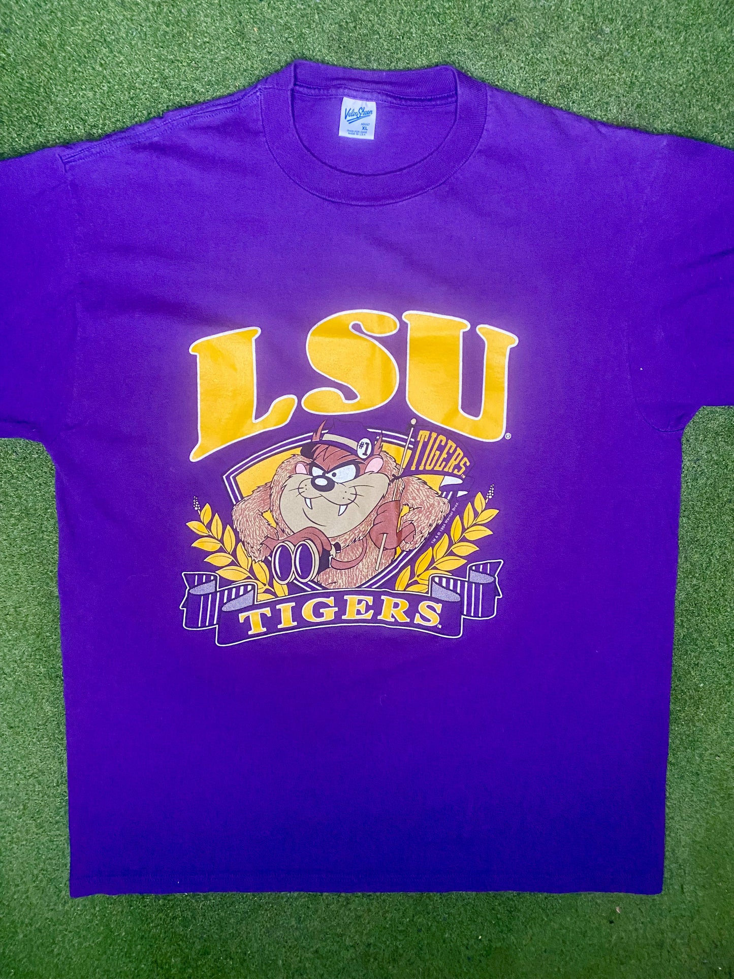 1994 LSU Tigers - Taz - Vintage College T Shirt (XL)