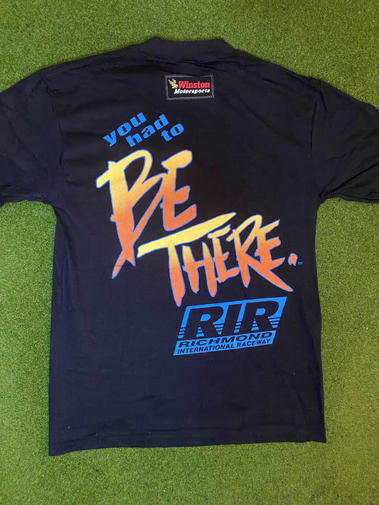 1994 Miller Genuine Draft 400 - Richmond Raceway - Double Sided - Vintage NASCAR T-Shirt (Medium) - Gametime Vintage