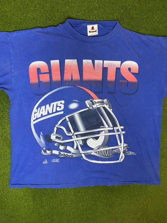 1994 New York Giants - Vintage NFL T-Shirt (2XL) Gametime Vintage