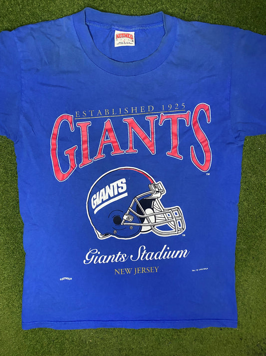 1994 New York Giants - Vintage NFL T Shirt (Large) - Gametime Vintage
