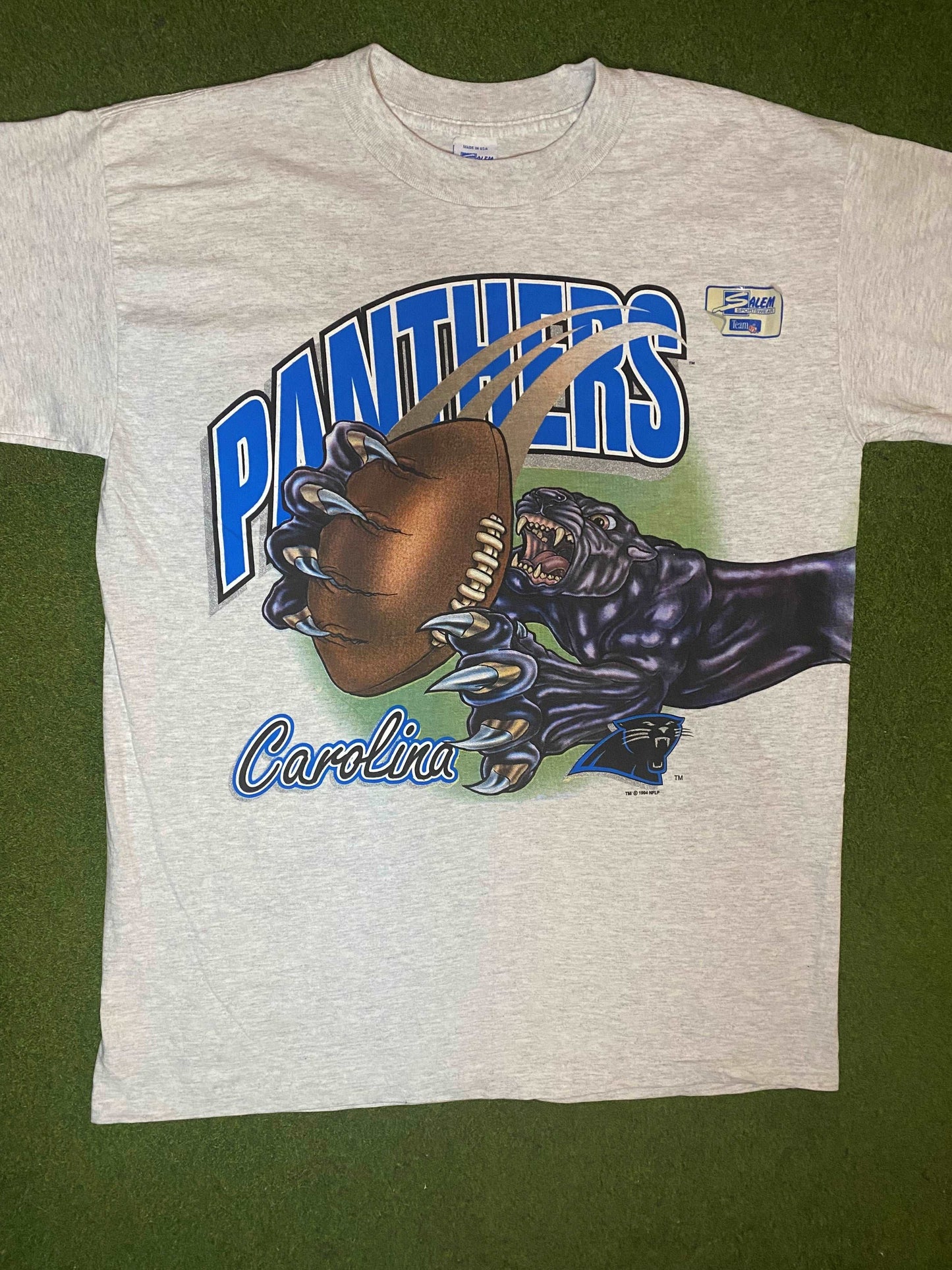 1994 Carolina Panthers - Wrap Around - NWT - Vintage NFL T-Shirt (Large)