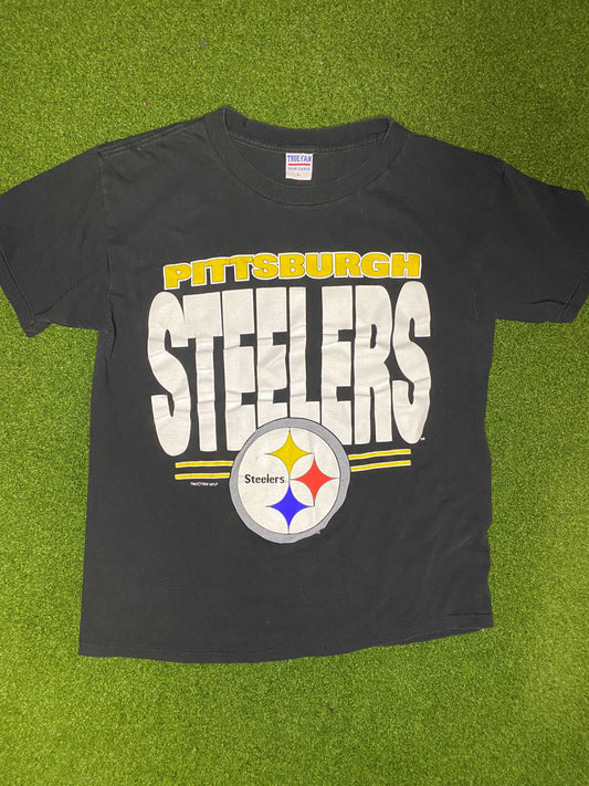 1994 Pittsburgh Steelers - Vintage NFL Tee Shirt (Large) Gametime Vintage