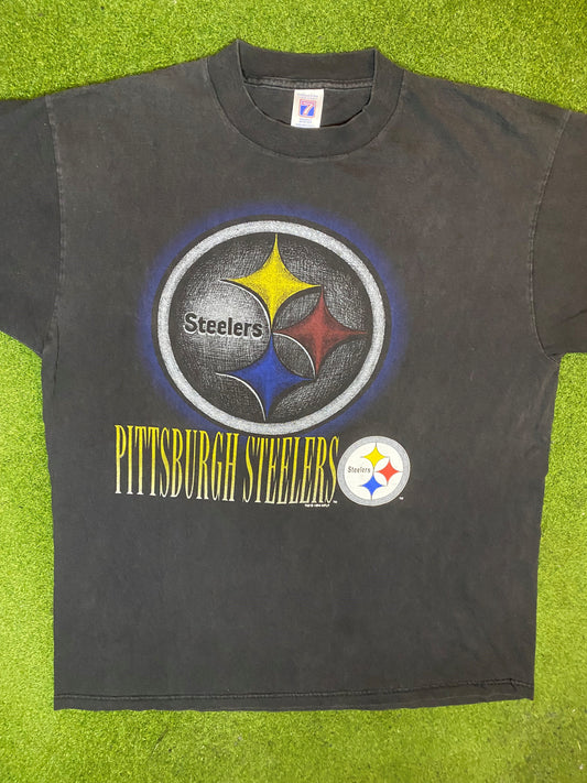 1994 Pittsburgh Steelers - Vintage NFL T-Shirt (XL) Gametime Vintage