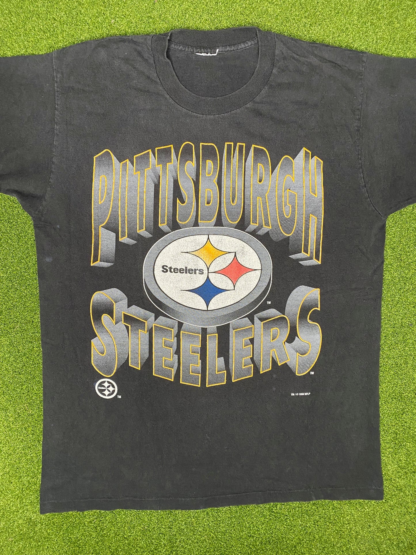 1994 Pittsburgh Steelers - Vintage NFL T Shirt (Large)