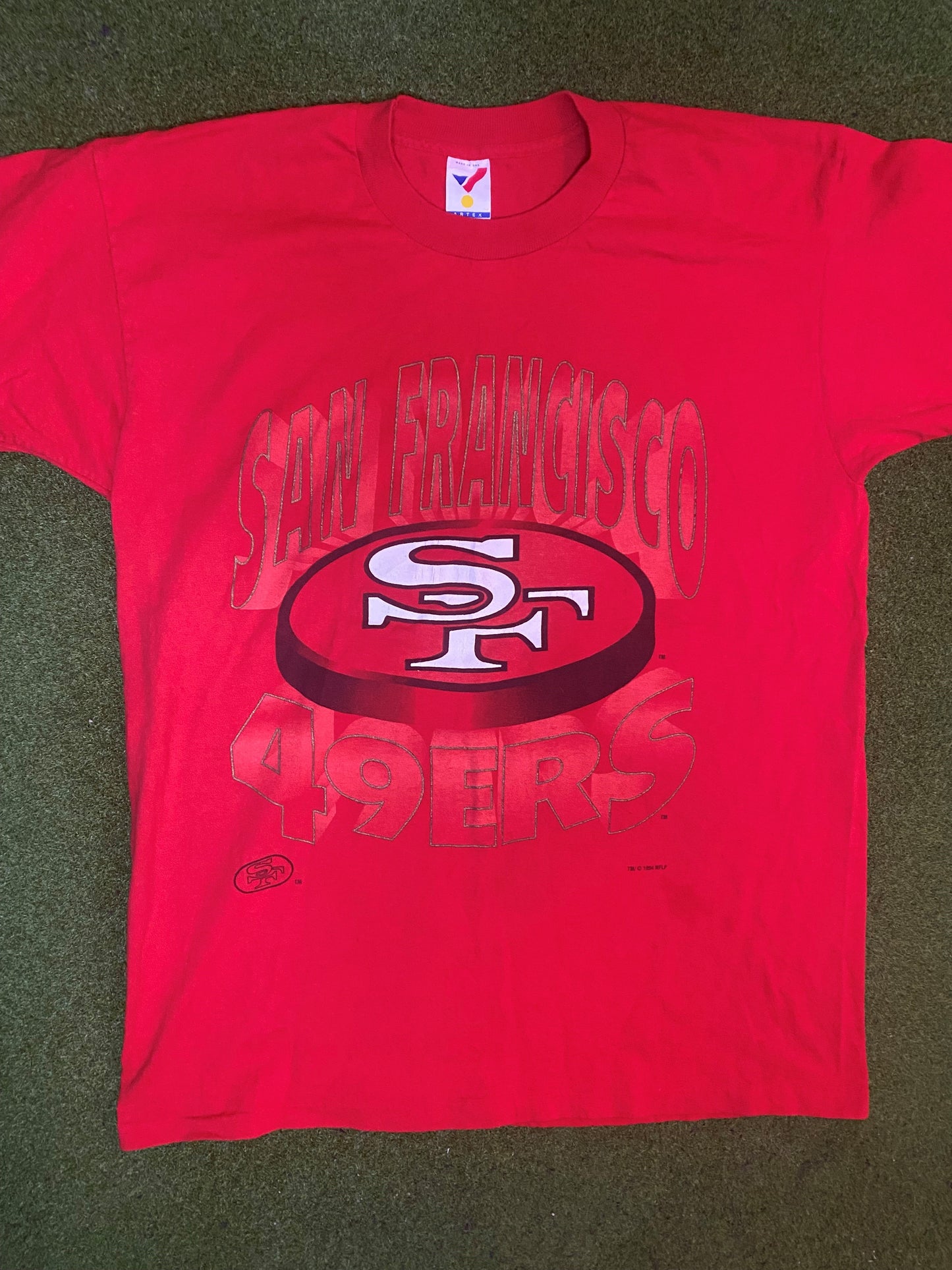 1994 San Francisco - Vintage NFL T-Shirt (XL) Gametime Vintage